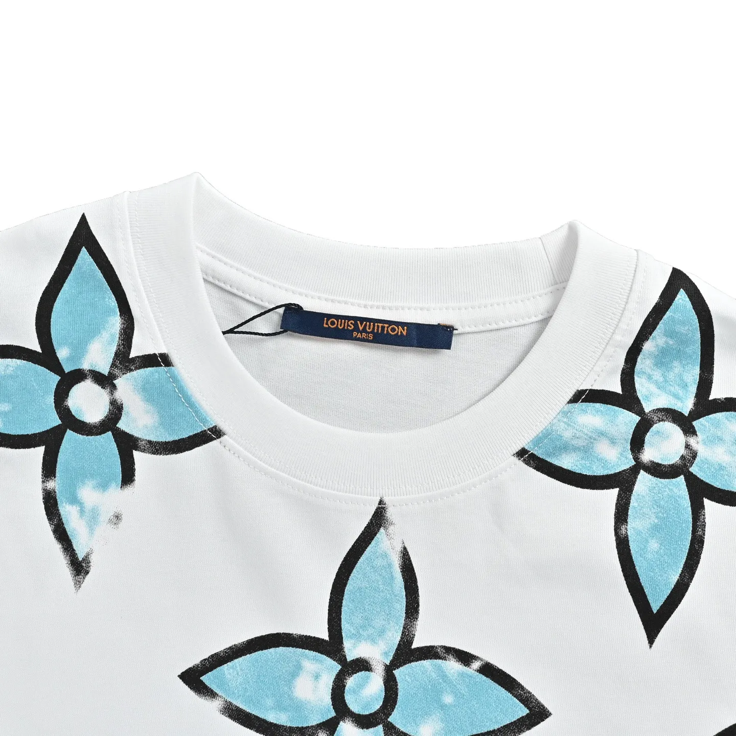 Louis Vuitton/Louis Vuitton all-over mottled presbyopia printed short-sleeves